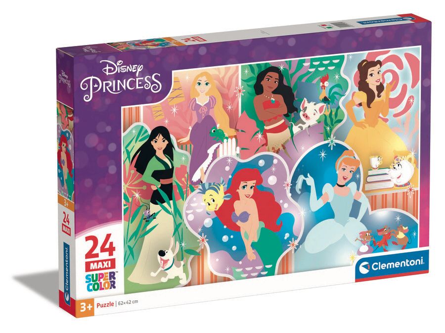 Clementoni Puzle 24 piezas maxi Princesas