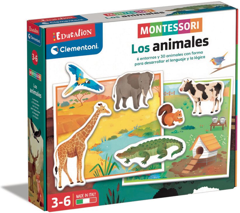 Clementoni Montessori Los Animales