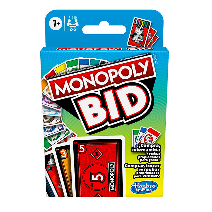 Hasbro Monopoly Cartes Bid