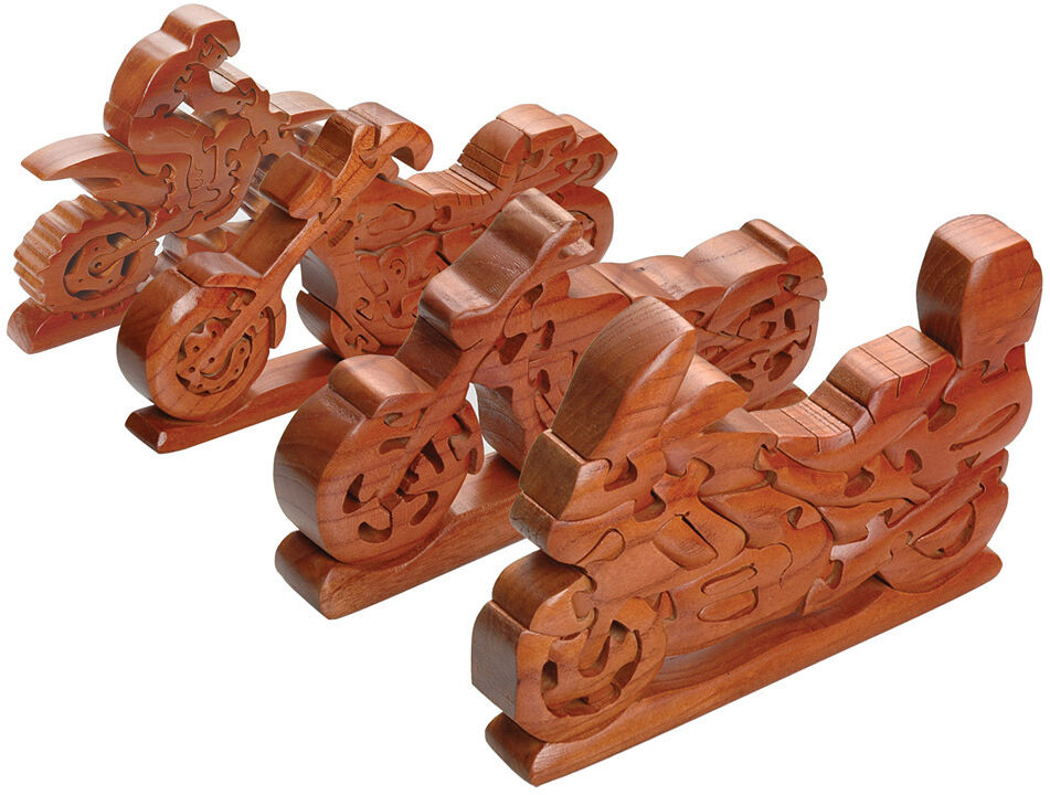 Booster Motorbike Wood Puzzle