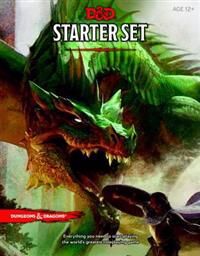 Wizards RPG Team Dungeons & Dragons Starter Set (Six Dice, Five Ready-to-Play D&D Characters With Character Sheets, a Rulebook, and One Adventure) Muu