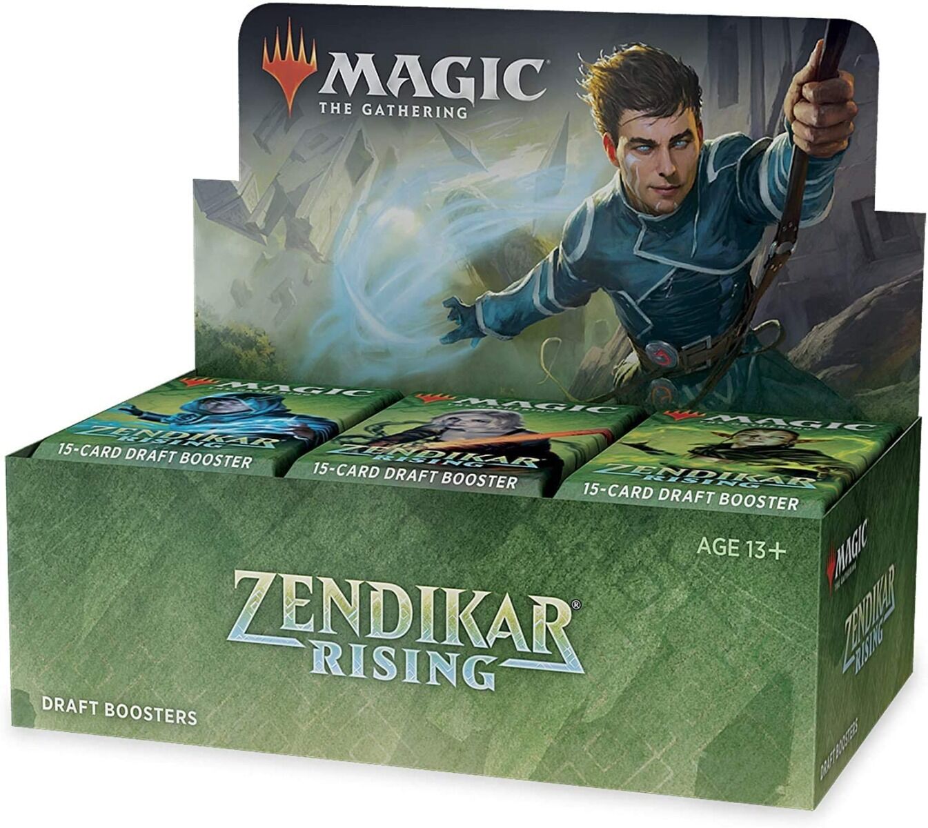 MTG Magic Zendikar Rising Draft Booster Display