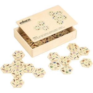 Nature - Jeu hexagone - Nature thème - jeu Montessori