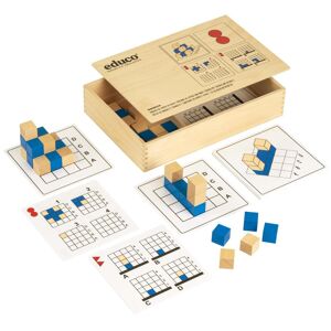 Apprendre les mathématiques - Bâtir en couches et rangées - jeu Montessori