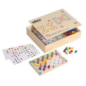 Apprendre les mathématiques - Jeu grandes mosaïques - jeu Montessori