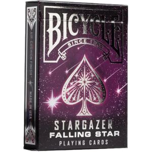 Jeu de cartes a jouer Stargazer Falling Star Bicycle - 54 cartes