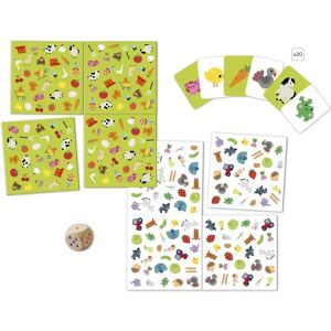 Jeu de Societe Enfant - Jeu d'Observation - Mon Premier Cherche et Trouve la Ferme - 1 Plateau Recto-Verso + 20 Cartes Recto-Verso + 1 De en Bois