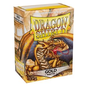 Dragon Protèges cartes x100 - Dragon Shield - Or mat