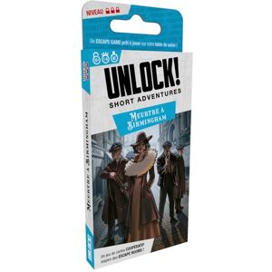 Jeu de carte - Unlock! Short Adventures : Meurtres a Birmingham