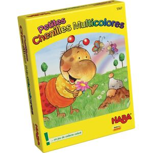 Petites chenilles multicolores