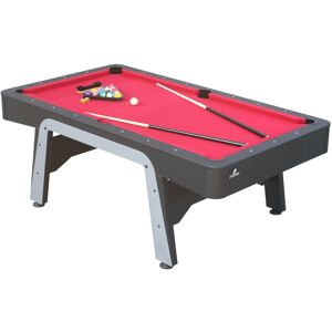 Table de Billard Arch Pro 7ft Noir / Rouge pour l'intérieur Accessoires inclus Table jeu Adulte & Enfant - Noir - Cougar - Publicité