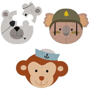 Bo Jungle B-Animal puzzle Monkey/Bear/Koala 3 pcs