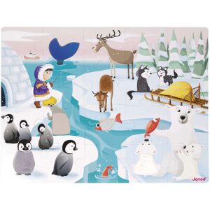 Janod Tactile Puzzle puzzle Life On The Ice 2 y+ 20 pcs