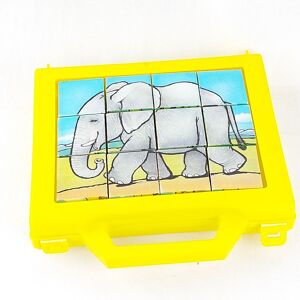 Puzzles animaux cubes - Ravensburger  Jaune - Publicité