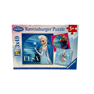 Puzzle Disney - La reine des neiges - 3x49 pièces - Publicité