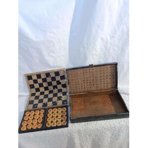 Ancien jeu d'échecs chinois Xiangqi en bois Multicolore - Publicité