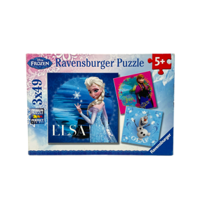 Puzzle Disney - La reine des neiges - 3x49 pièces - Publicité