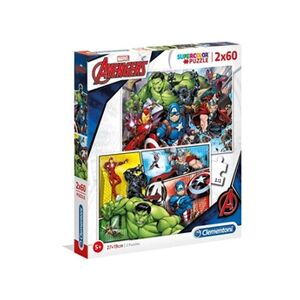 Clementoni Puzzle Marvel Avengers 2x60 pièces - Publicité