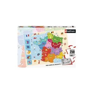 Nathan Puzzle 250 pièces Carte de France - Publicité