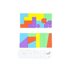 GENERIQUE Puzzle Jeu de sagesse pour enfants Jouets pour 2-4 ans éducatif en bois - Multicolore - Publicité