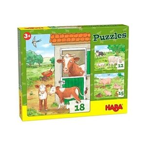 HABA Puzzles enfant Animaux de la ferme - Publicité