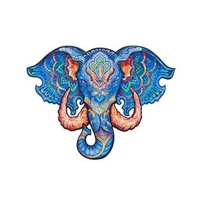 Unidragon Puzzle en bois 299 pcs Eternal Elephant Très grand 41x32 cm - Publicité