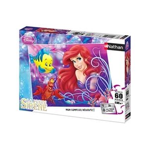 Nathan Puzzle 60 pièces Jolie petite sirène Disney Ariel - Publicité