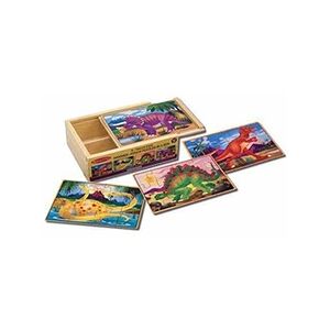 Melissa & Doug Jeu de 4 puzzles Dinosaures - Publicité