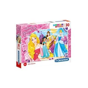 Clementoni puzzle SuperColor Puzzle Princesses 30 pièces - Publicité