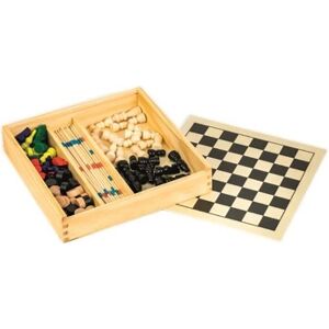 Wdk Coffret de jeux 5 en1 bois - Publicité