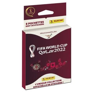 Panini Jeu de cartes World Cup 2022 STK Blister 6 pochettes - Publicité