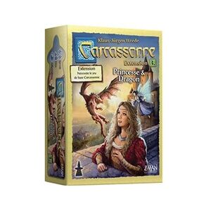 Asmodee Jeu de stratégie Extension Carcassonne Princesse et Dragon - Publicité