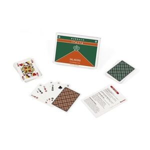 GENERIQUE Dal Negro jeu de cartes Burraco 6,3 cm carton vert / orange 110 pièces - Publicité