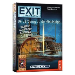 GENERIQUE 999 Games jeu de cartes EXIT - Le vol sur le Mississippi - Publicité