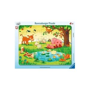 Ravensburger Puzzle cadre 30-48 p - Les petits animaux - Publicité
