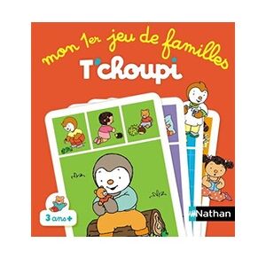 Nathan Jeu de cartes Mon premier jeu de familles T'Choupi - Publicité