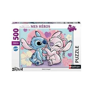 Nathan Puzzle 500 pièces Stitch & Angel Disney - Publicité