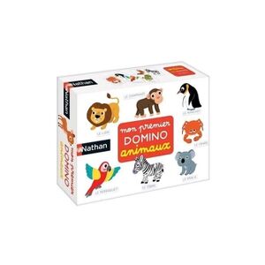 Nathan Mon premier domino animaux du monde - 28 dominos - jeu educatif - Publicité