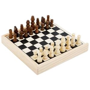 Small Foot Jeu d'échecs en bois format voyage - 11209 - Publicité