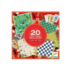 Djeco Coffret de 20 jeux classiques - Publicité