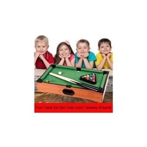 GENERIQUE Table de billard ensemble mini enfants adultes de table billard famille maison école jouet intérieur - Publicité