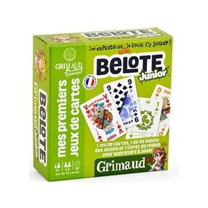 France Cartes Jeu de cartes Grimaud Junior - Belote ! - Publicité