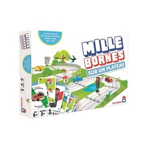 Dujardin Jeu de société Mille Bornes Le Grand Classique sur un plateau - Publicité