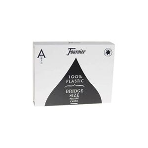Fournier Titanium Series - 2 Jeux de 54 cartes 100% plastique - format bridge - 2 index jumbo - Publicité