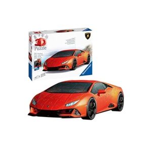 Ravensburger Puzzle 3D Lamborghini Huracán EVO Edition orange (avec grille) - Formes spéciales - 00011571 - Publicité