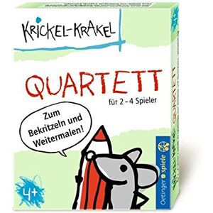 Die Krickelkrakels Oetinger F93331 Krickel-Krakel Quartett