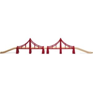 Brio WORLD Double pont suspendu pour circuit de train bois 33683