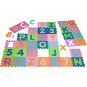 Playshoes Dalles puzzle enfant EVA 36 pieces multicolores