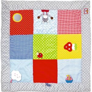 COPPENRATH Tapis d?eveil avec elements de jeu 100x100cm Bebe Heureux