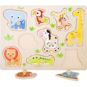 small foot® Puzzle Zoo, bois, 9 pieces